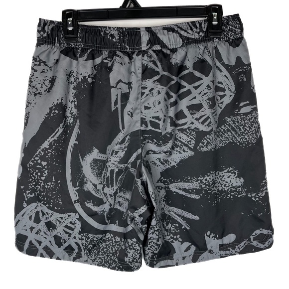 Jordan Flight Swim Trunks Poolside Men's Printed Black CZ4749-010 Size Small - Picture 4 of 6
